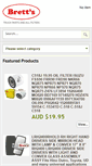 Mobile Screenshot of brettsfilters.com